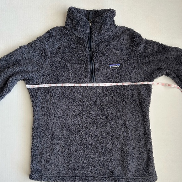 Patagonia Women's Smolder Blue Fleece Los Gatos Quarter ¼ Zip Pullover Large - Picture 7 of 12